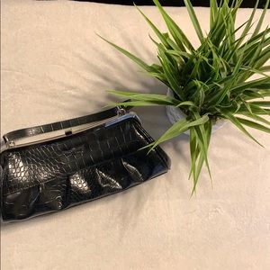 Stylish Vintage black shoulder purse! GUC!